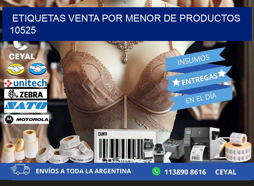 ETIQUETAS VENTA POR MENOR DE PRODUCTOS 10525