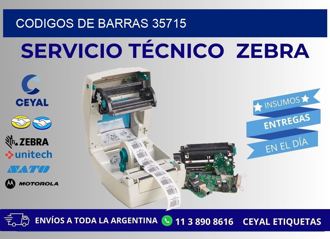 CODIGOS DE BARRAS 35715