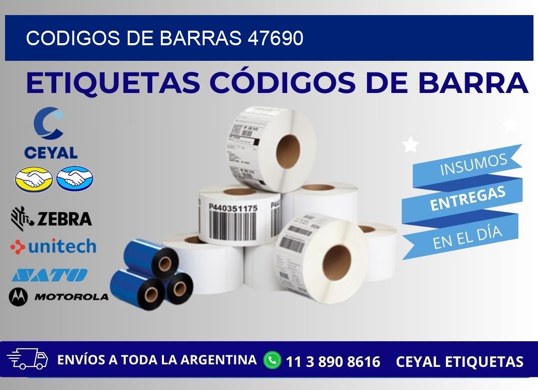 CODIGOS DE BARRAS 47690