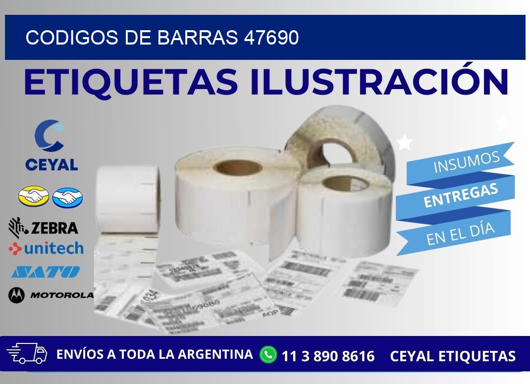 CODIGOS DE BARRAS 47690