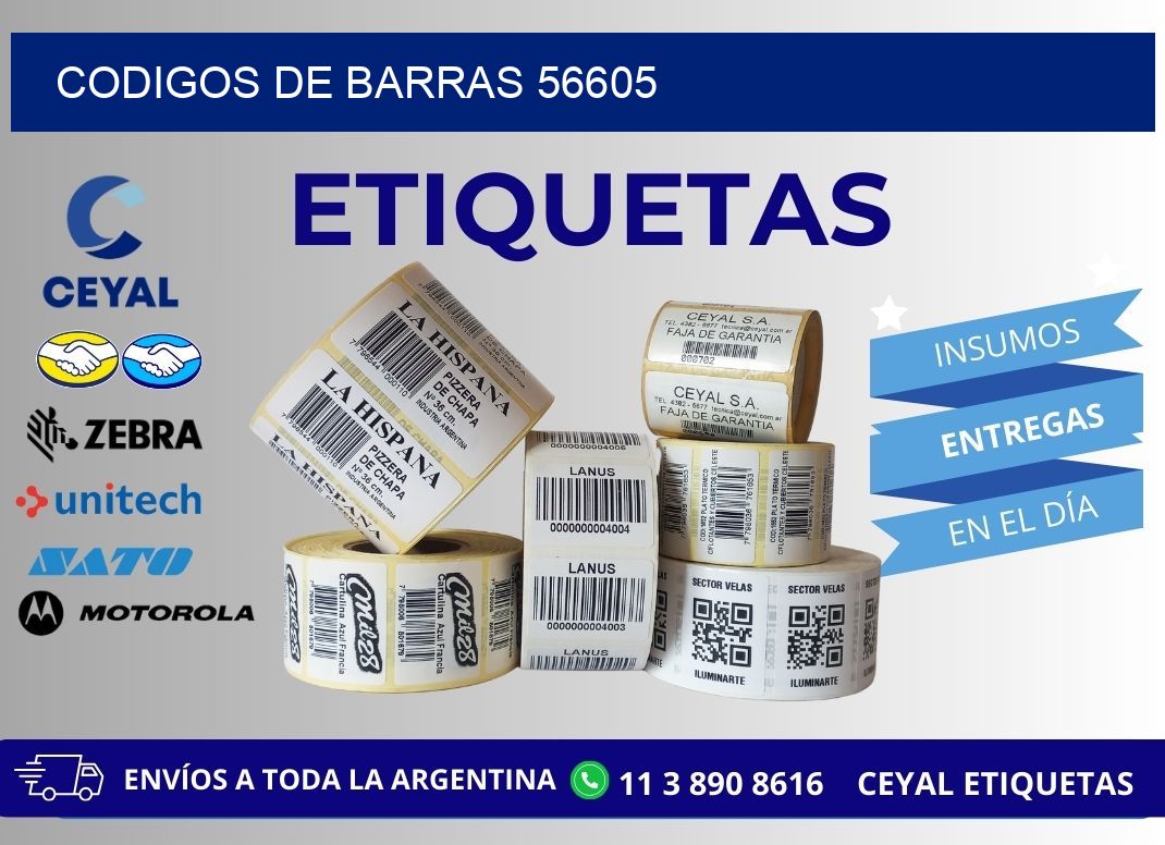 CODIGOS DE BARRAS 56605
