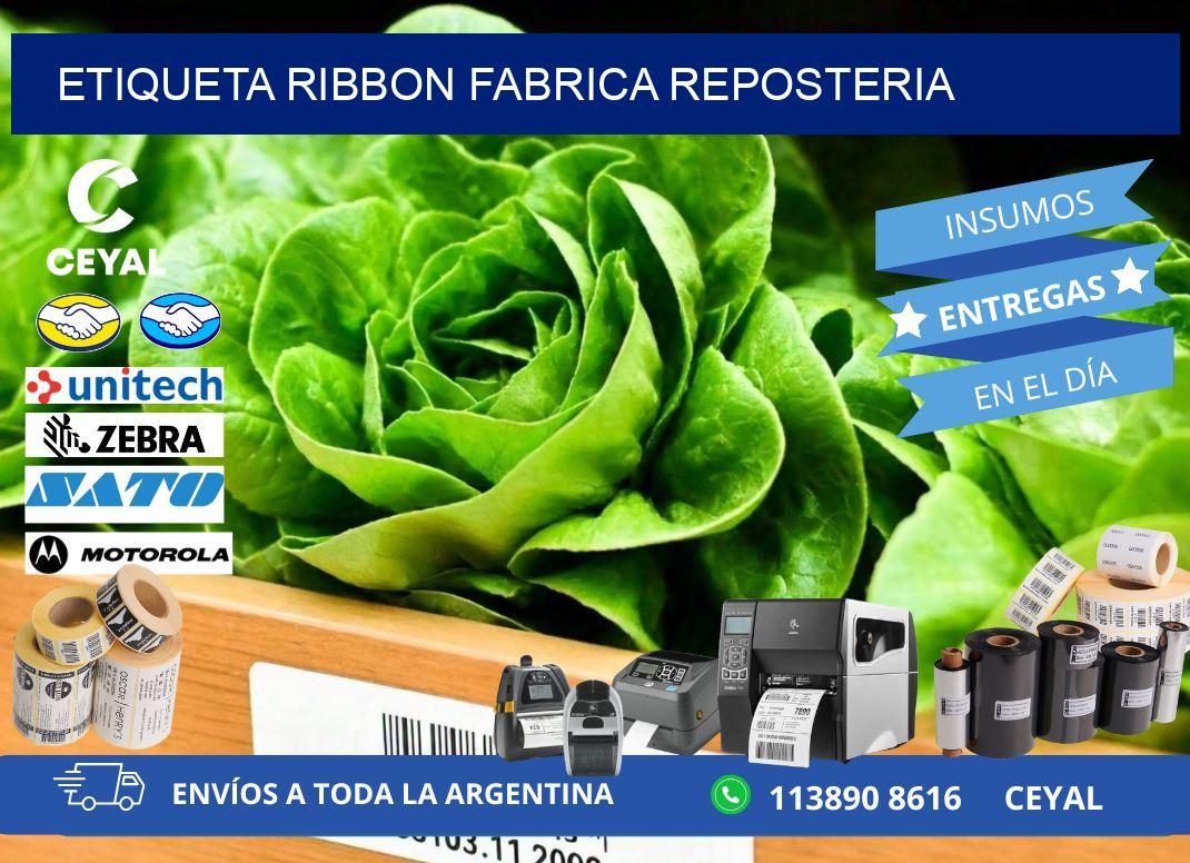 ETIQUETA RIBBON FABRICA REPOSTERIA