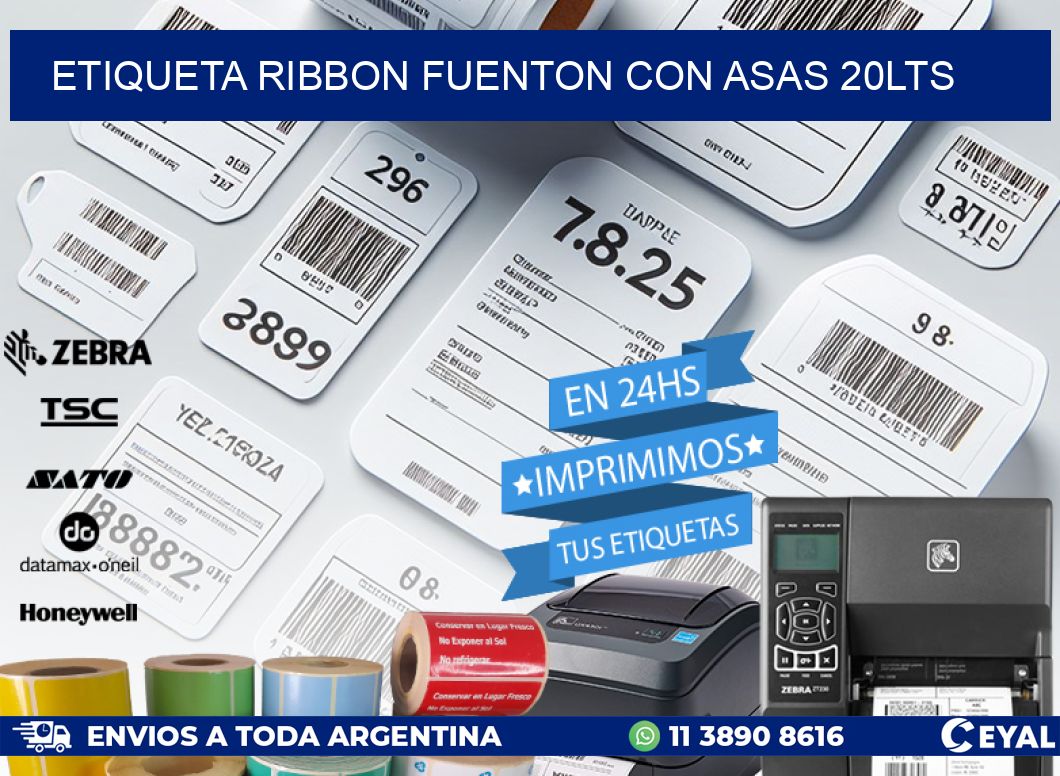 ETIQUETA RIBBON FUENTON CON ASAS 20LTS