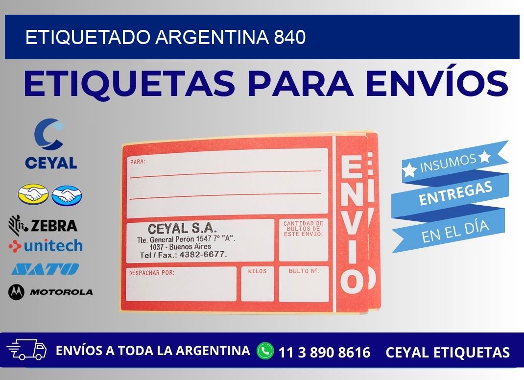 ETIQUETADO ARGENTINA 840