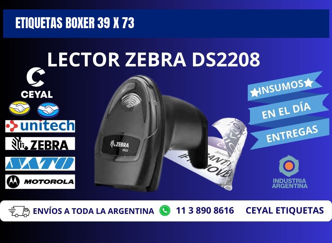 ETIQUETAS BOXER 39 x 73