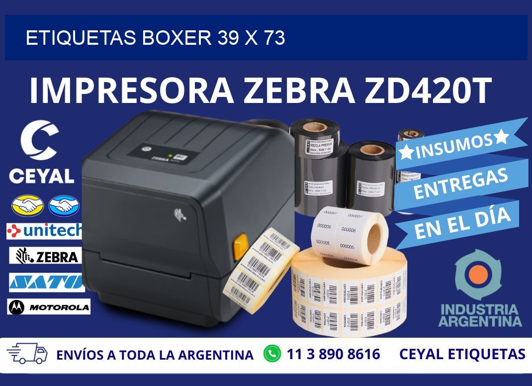 ETIQUETAS BOXER 39 x 73