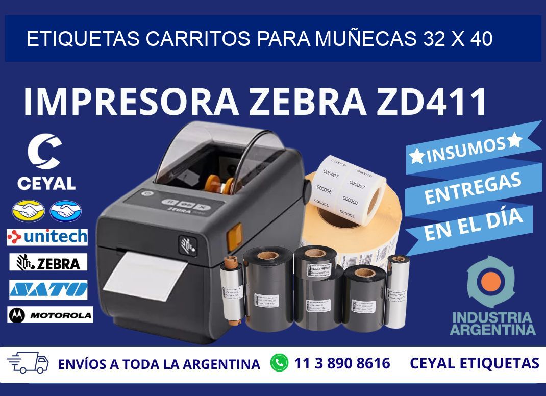ETIQUETAS CARRITOS PARA MUÑECAS 32 x 40