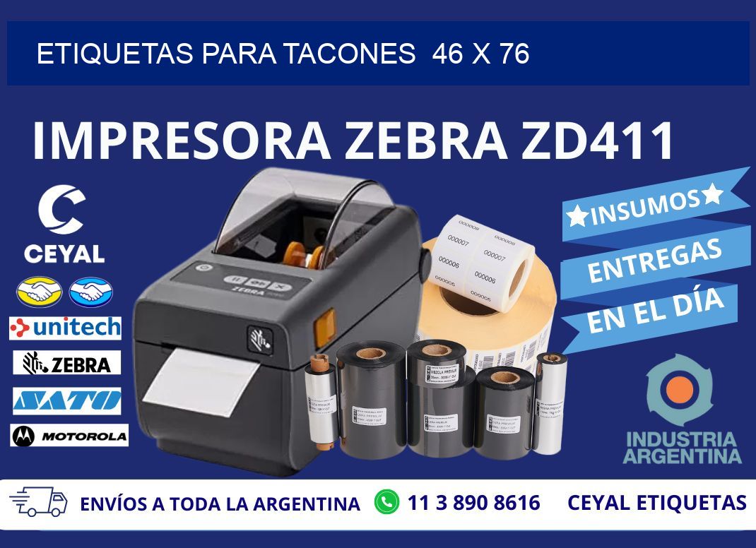 ETIQUETAS PARA TACONES  46 x 76