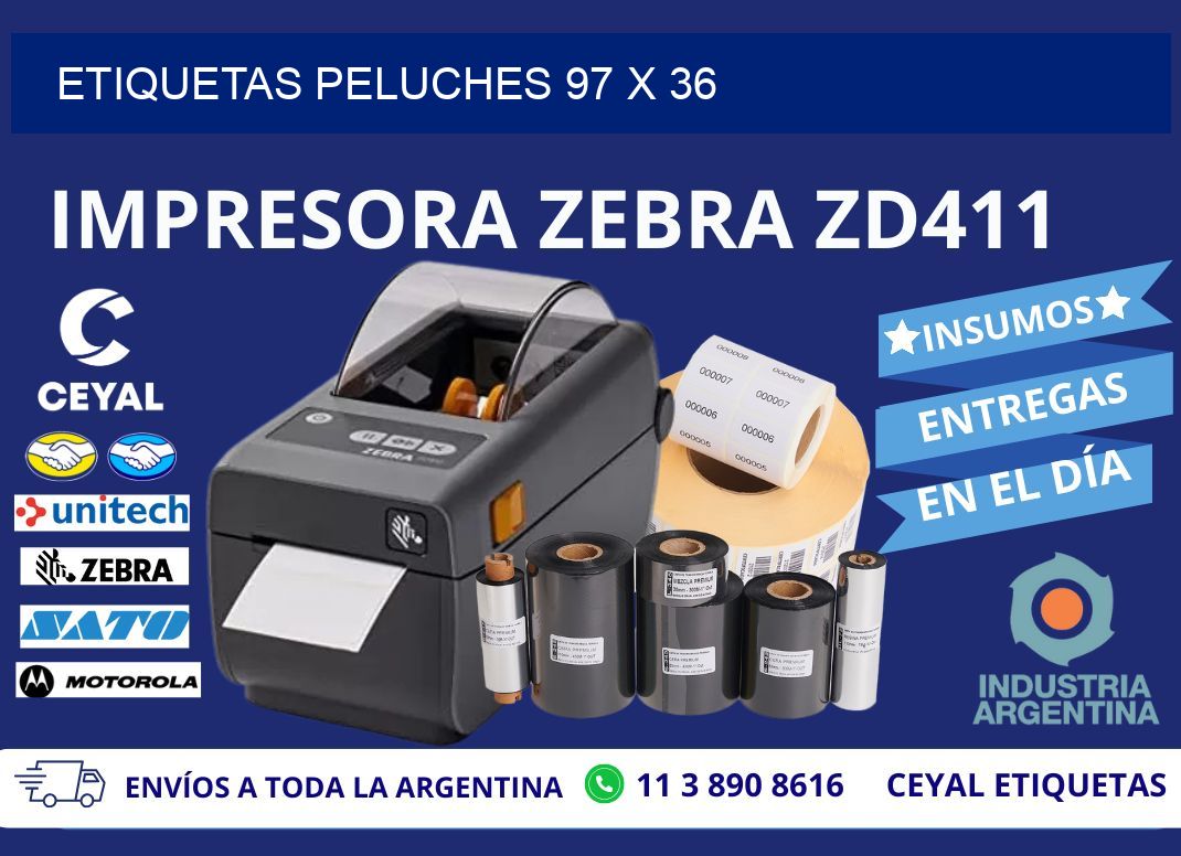 ETIQUETAS PELUCHES 97 x 36