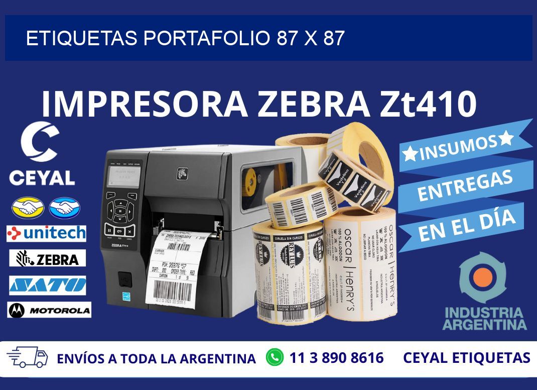 ETIQUETAS PORTAFOLIO 87 x 87