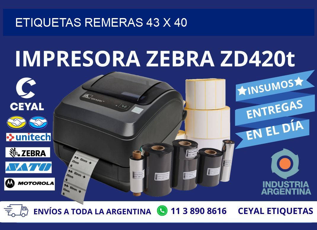 ETIQUETAS REMERAS 43 x 40