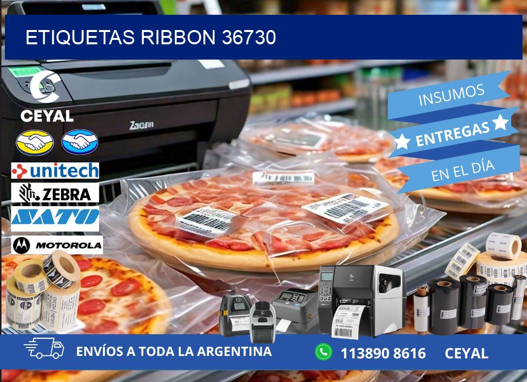 ETIQUETAS RIBBON 36730