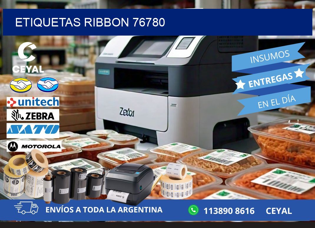 ETIQUETAS RIBBON 76780