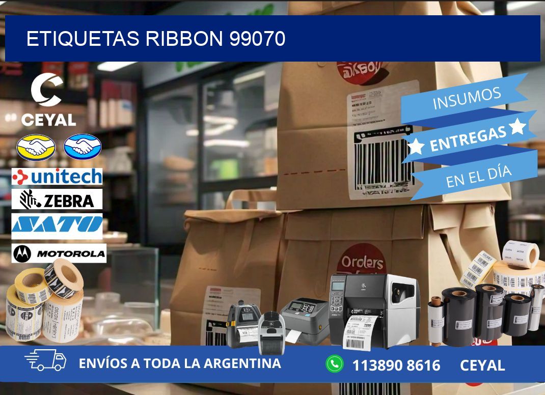 ETIQUETAS RIBBON 99070