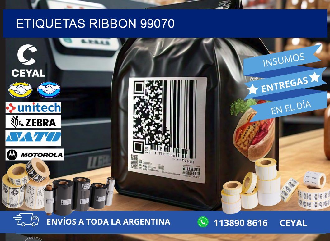 ETIQUETAS RIBBON 99070