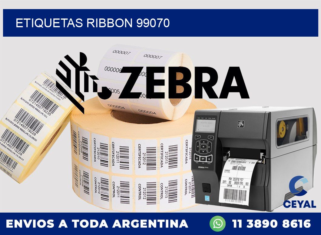 ETIQUETAS RIBBON 99070