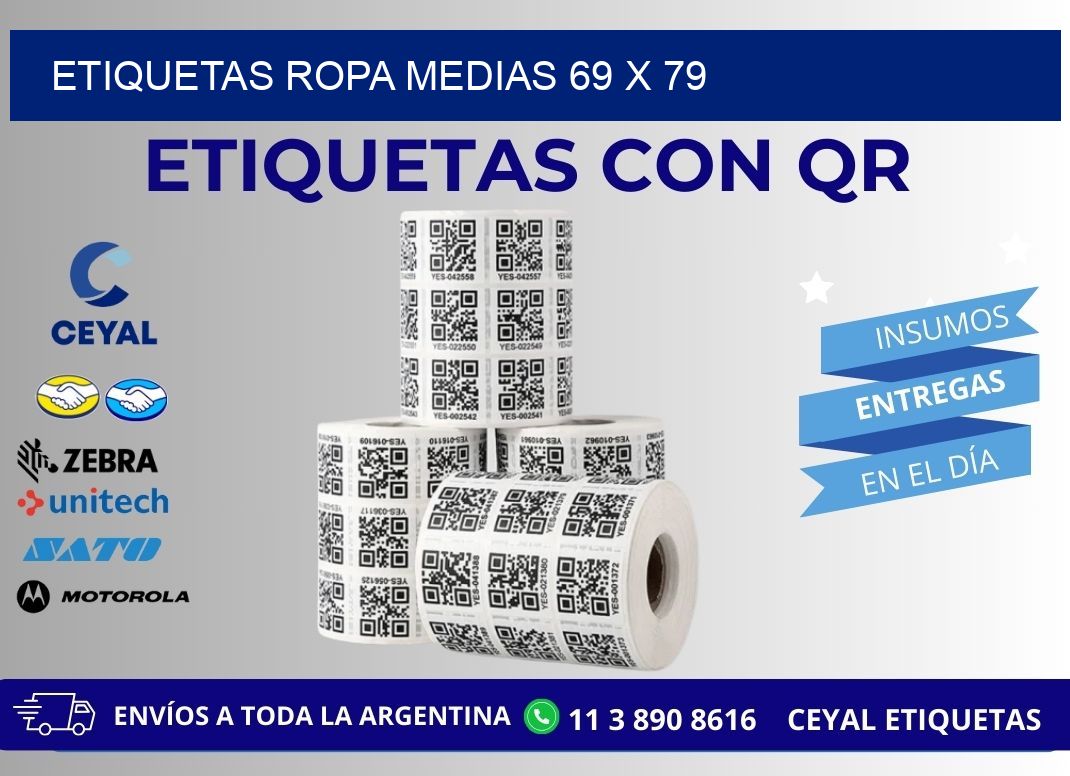 ETIQUETAS ROPA MEDIAS 69 x 79