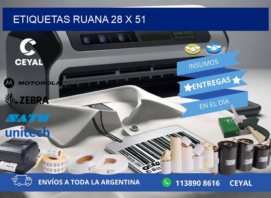 ETIQUETAS RUANA 28 x 51
