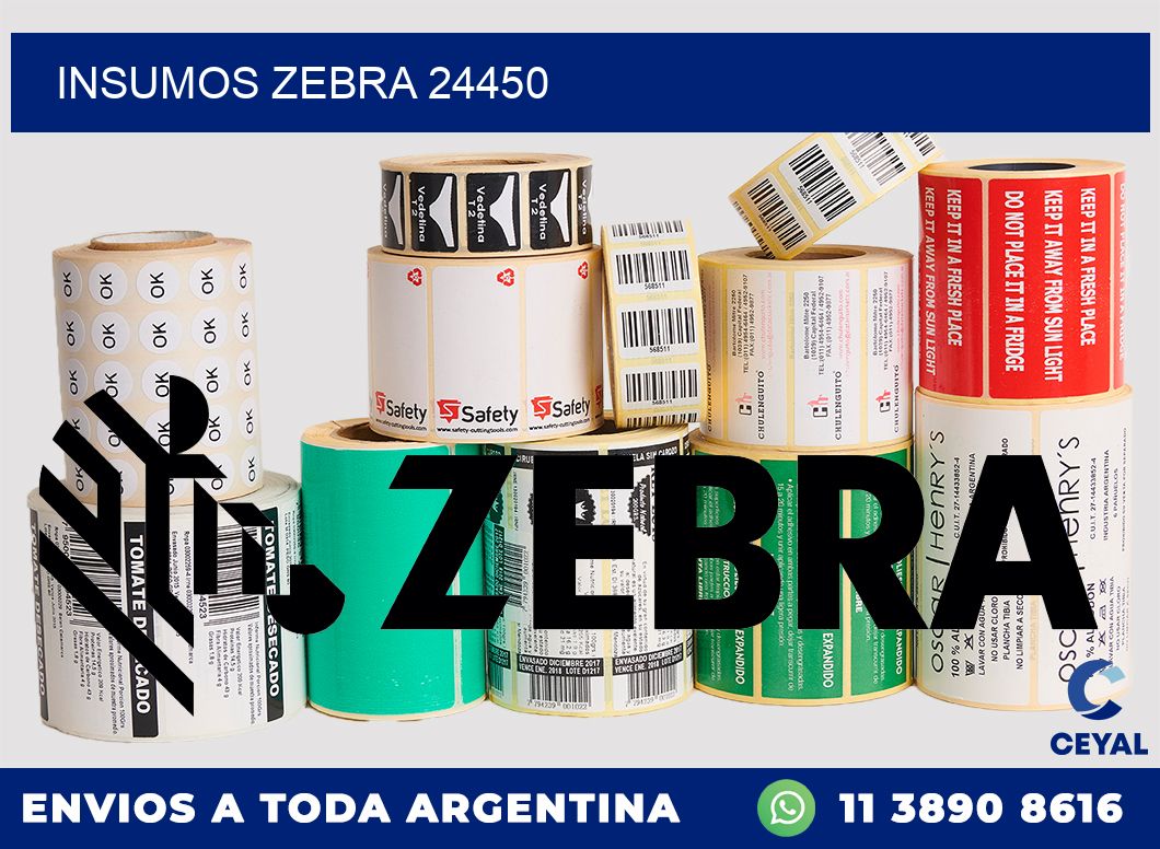 INSUMOS ZEBRA 24450