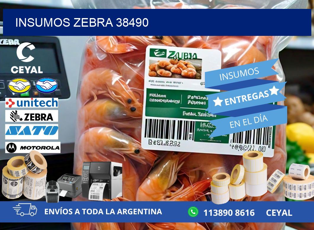 INSUMOS ZEBRA 38490