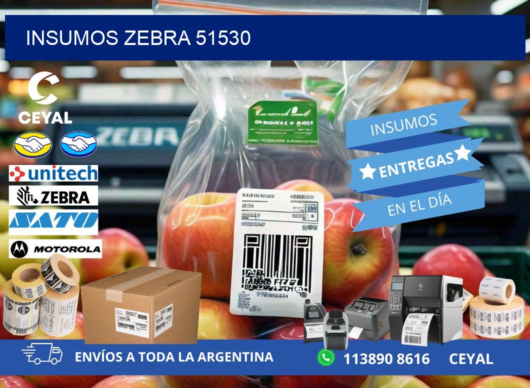 INSUMOS ZEBRA 51530