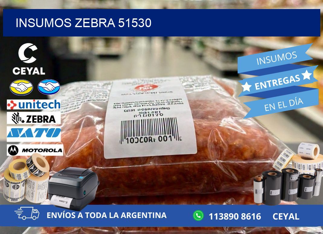 INSUMOS ZEBRA 51530