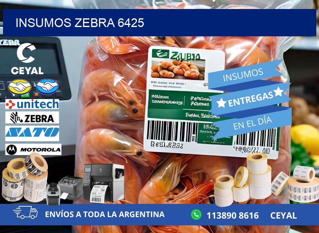 INSUMOS ZEBRA 6425