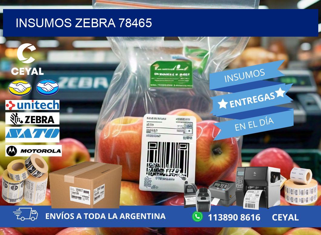 INSUMOS ZEBRA 78465