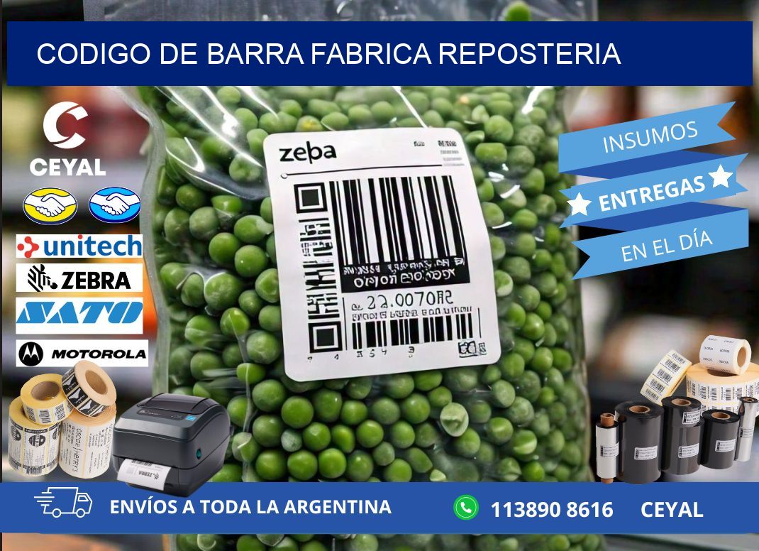 codigo de barra FABRICA REPOSTERIA