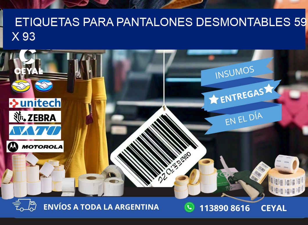 ETIQUETAS PARA PANTALONES DESMONTABLES 59 x 93