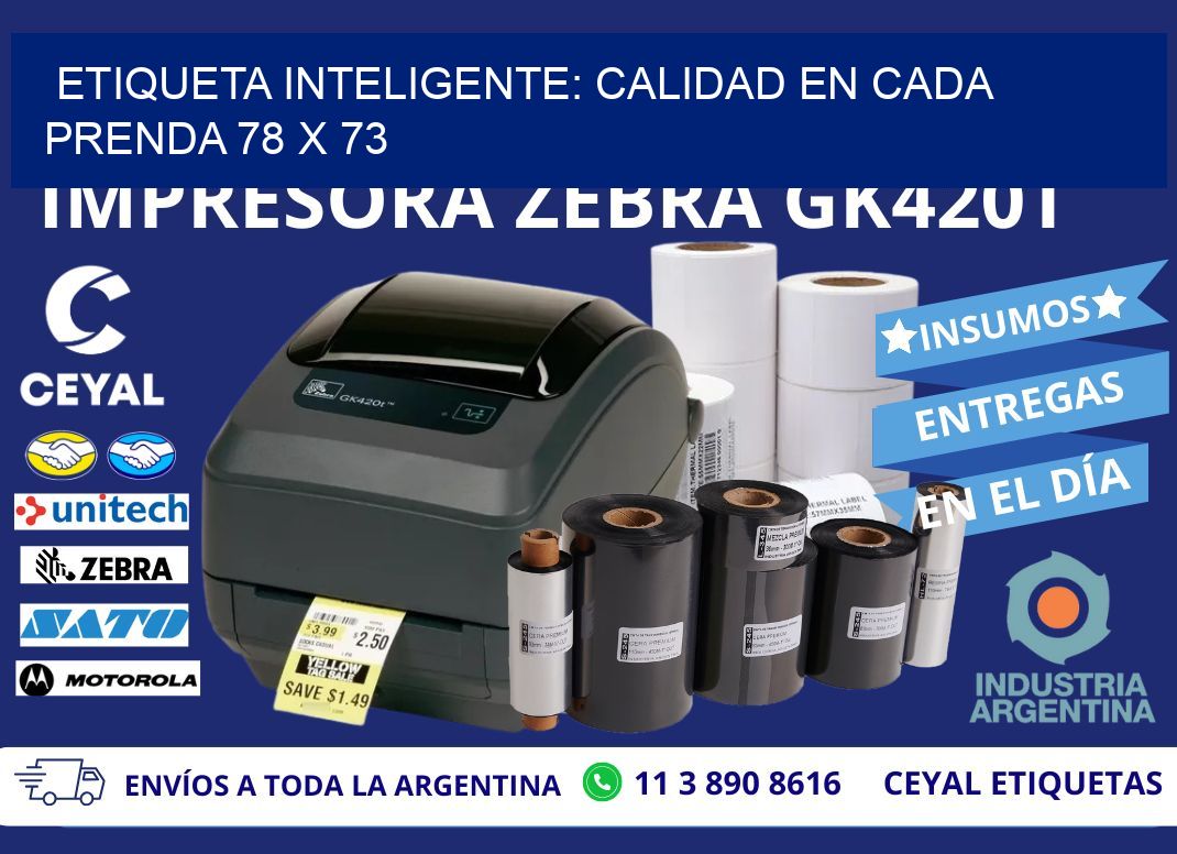 Etiqueta Inteligente: Calidad en Cada Prenda 78 x 73