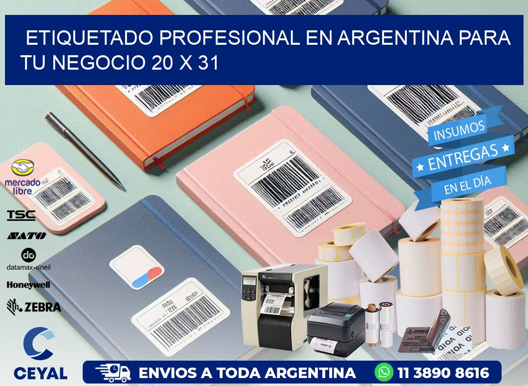 Etiquetado Profesional en Argentina para tu Negocio 20 x 31