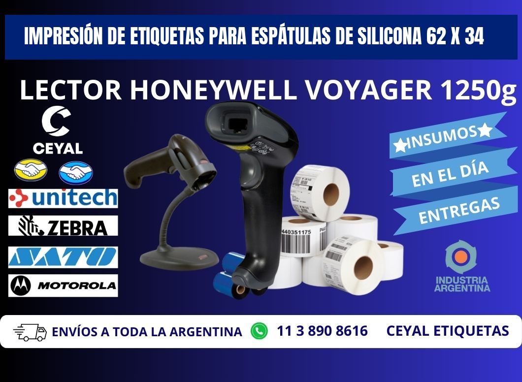 IMPRESIÓN DE ETIQUETAS PARA ESPÁTULAS DE SILICONA 62 x 34