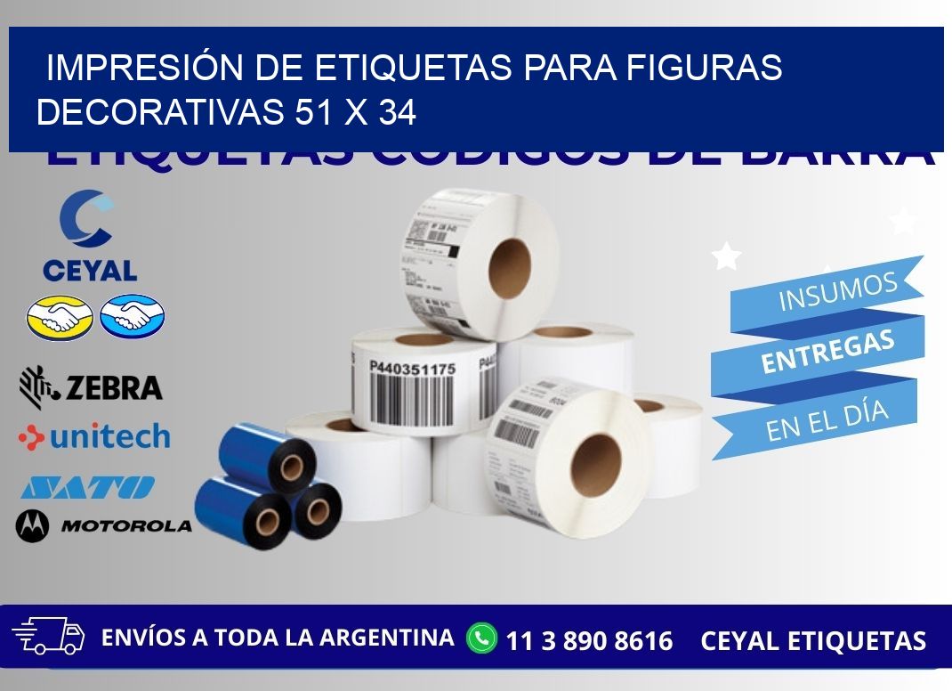 IMPRESIÓN DE ETIQUETAS PARA FIGURAS DECORATIVAS 51 x 34