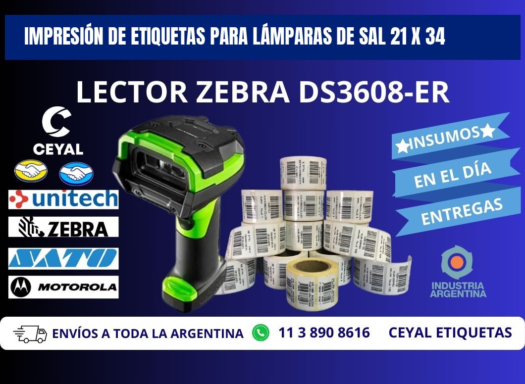 IMPRESIÓN DE ETIQUETAS PARA LÁMPARAS DE SAL 21 x 34