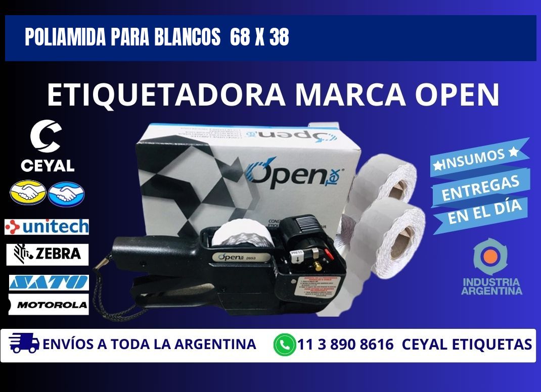 POLIAMIDA PARA BLANCOS  68 x 38