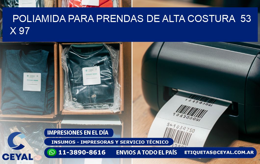 POLIAMIDA PARA PRENDAS DE ALTA COSTURA  53 x 97