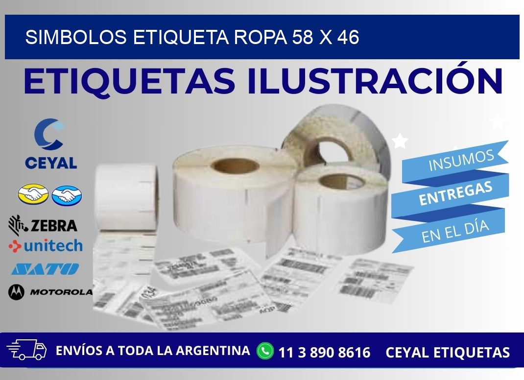 SIMBOLOS ETIQUETA ROPA 58 x 46