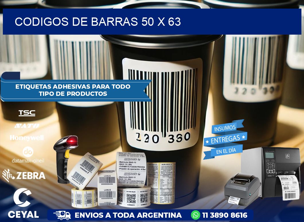 CODIGOS DE BARRAS 50 x 63