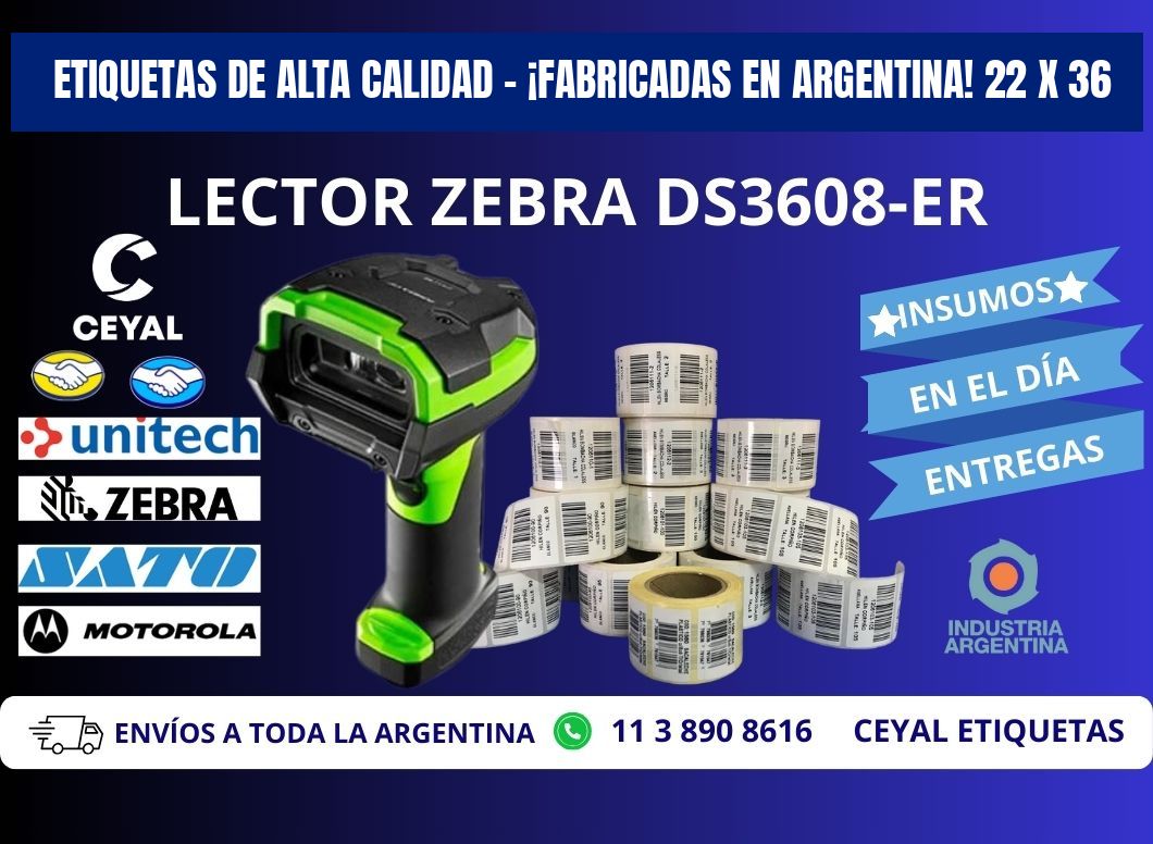 ETIQUETAS DE ALTA CALIDAD – ¡FABRICADAS EN ARGENTINA! 22 x 36