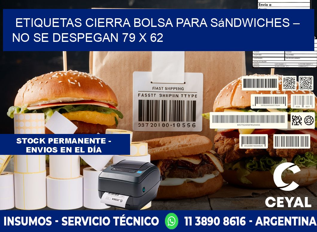 Etiquetas cierra bolsa para sándwiches – No se despegan 79 x 62