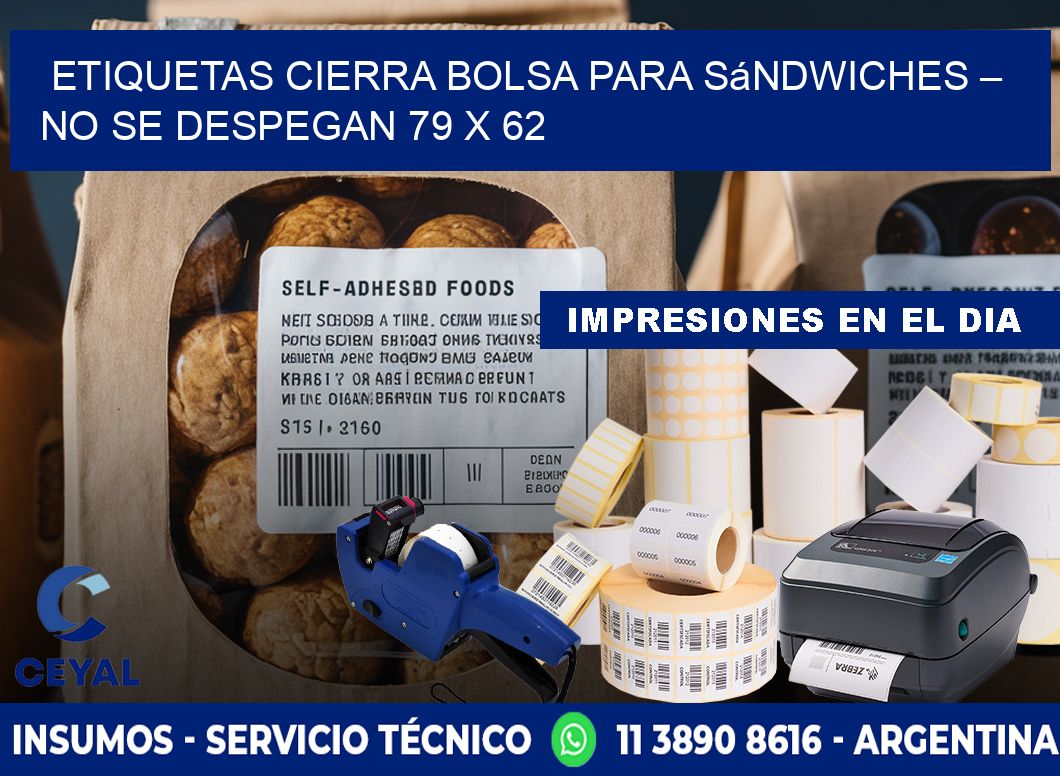Etiquetas cierra bolsa para sándwiches – No se despegan 79 x 62