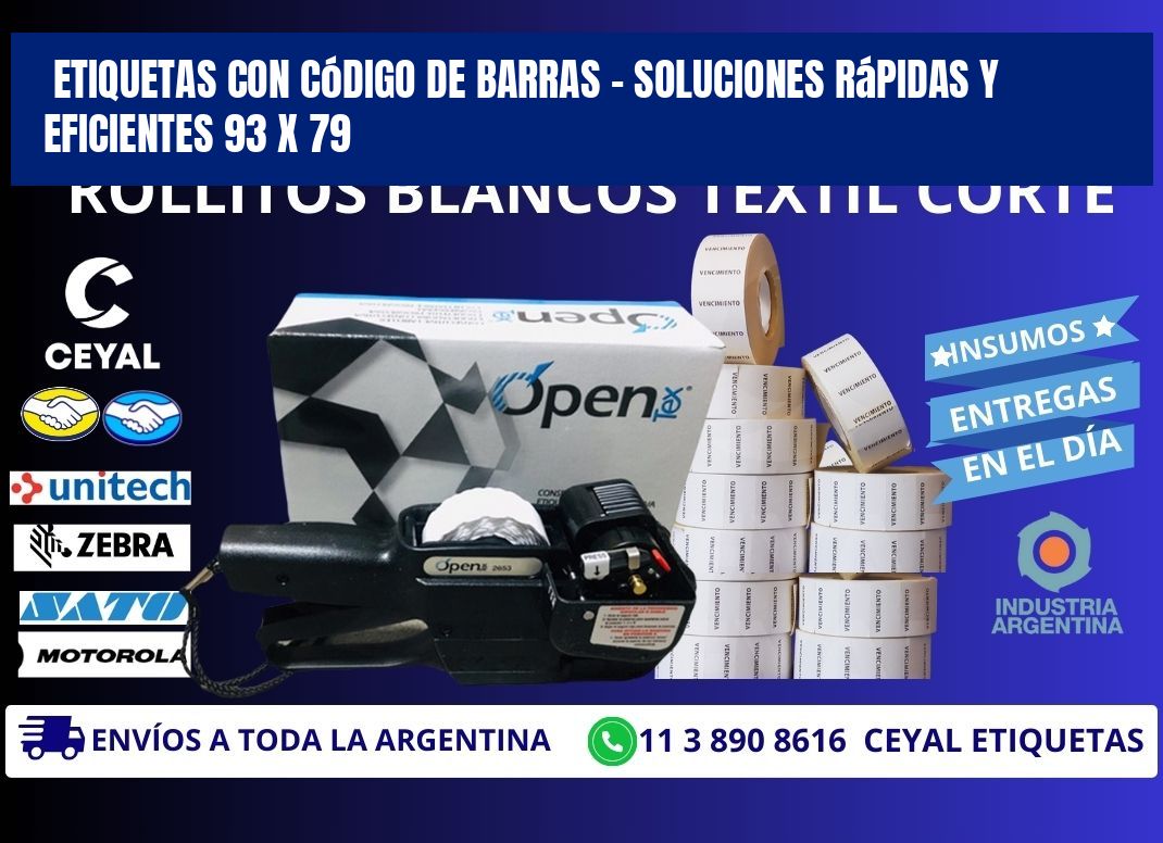 Etiquetas con Código de Barras – Soluciones Rápidas y Eficientes 93 x 79