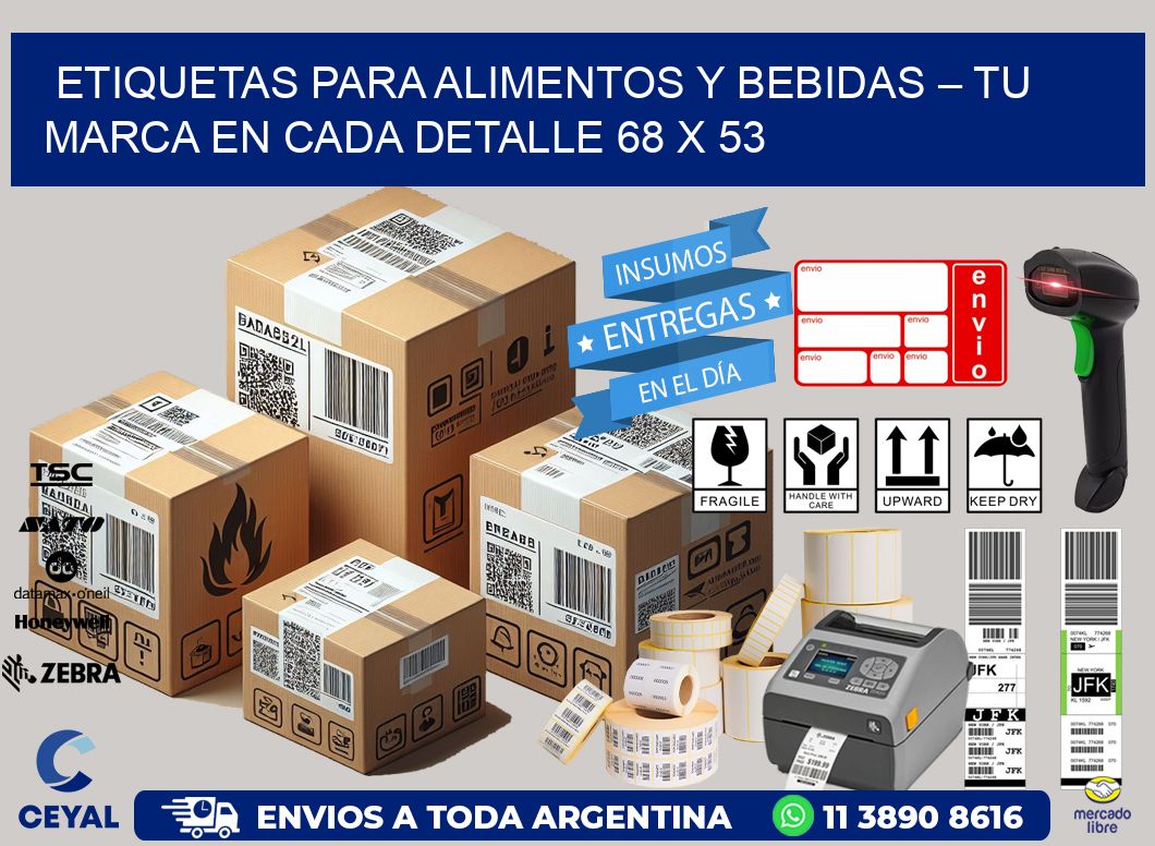 Etiquetas para Alimentos y Bebidas – Tu Marca en Cada Detalle 68 x 53