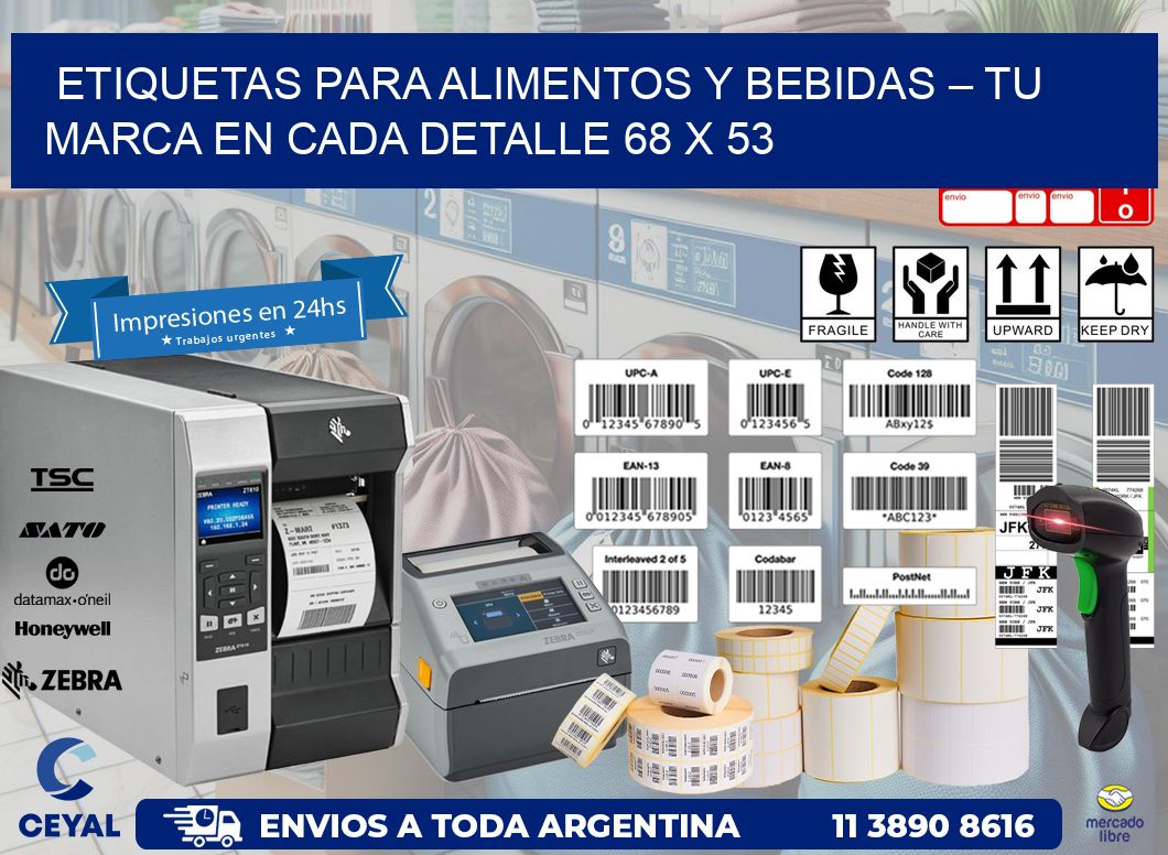 Etiquetas para Alimentos y Bebidas – Tu Marca en Cada Detalle 68 x 53