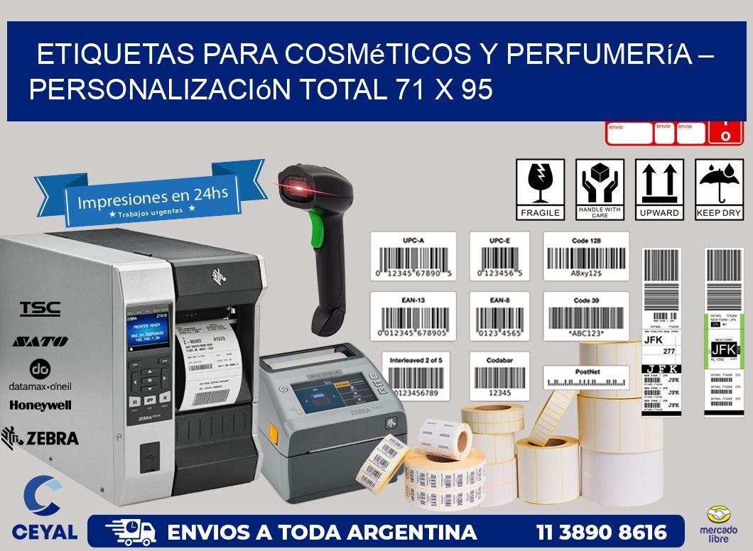 Etiquetas para Cosméticos y Perfumería – Personalización Total 71 x 95