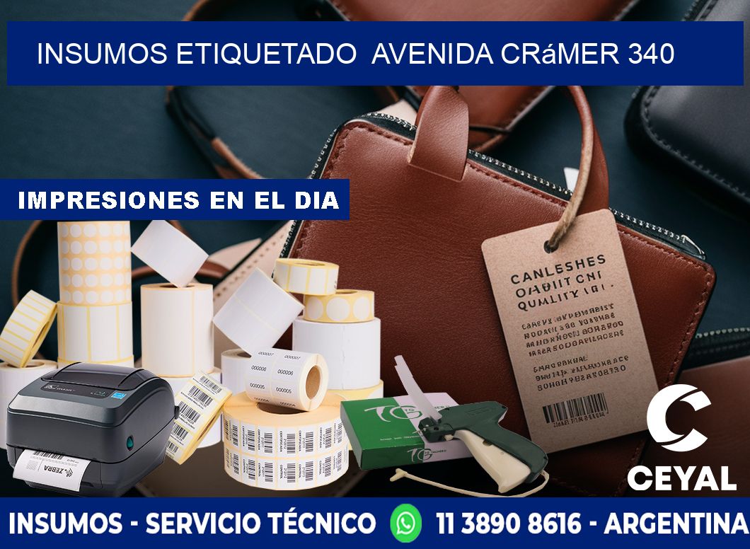 INSUMOS ETIQUETADO  Avenida Crámer 340