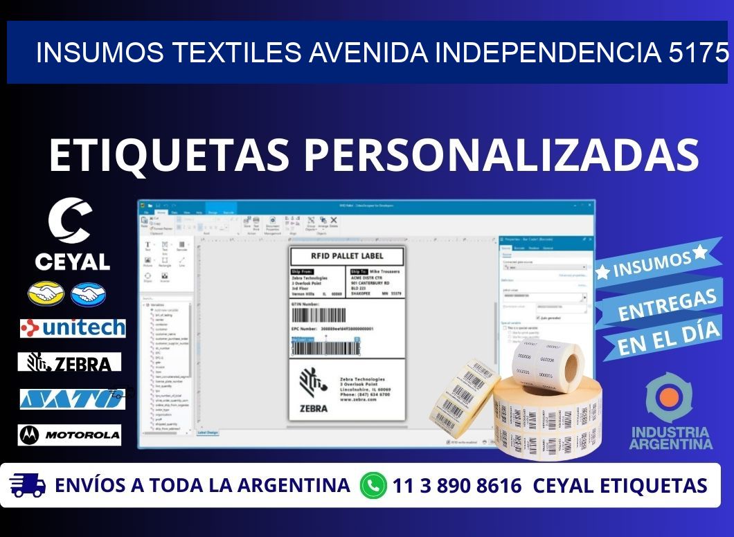 INSUMOS TEXTILES AVENIDA INDEPENDENCIA 5175