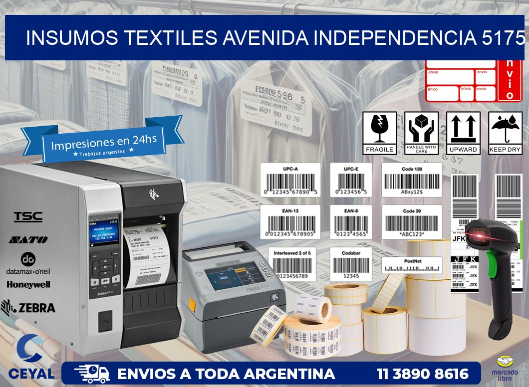 INSUMOS TEXTILES AVENIDA INDEPENDENCIA 5175