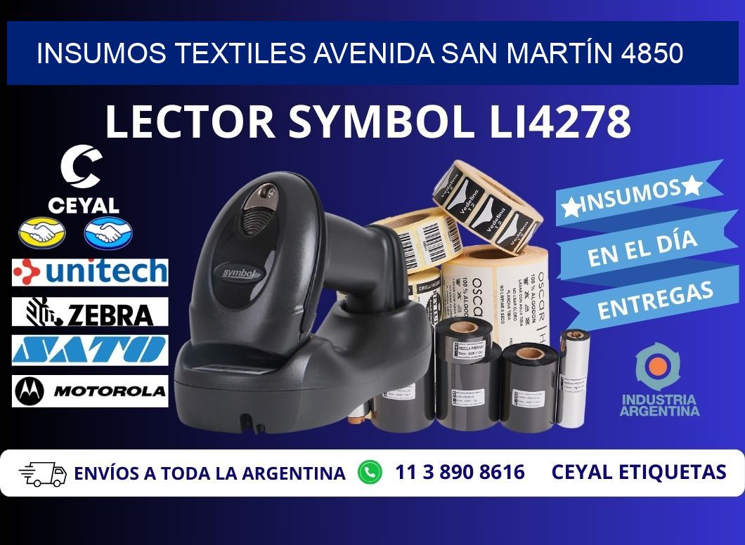 INSUMOS TEXTILES AVENIDA SAN MARTÍN 4850